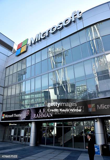 Nokia Theatre L.A. LIVE officially renamed Microsoft Theater on June 10, 2015 in Los Angeles, California.