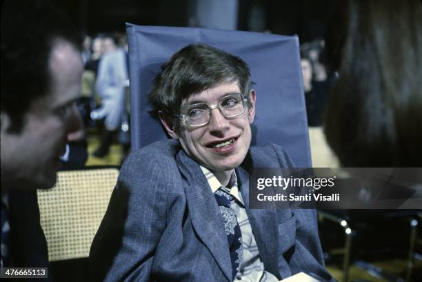 Cosmologist Stephen Hawking on October 10, 1979 in Princeton, New Jersey.