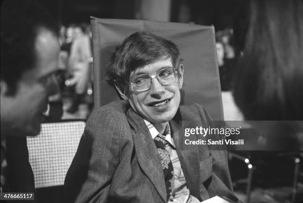 Cosmologist Stephen Hawking on October 10, 1979 in Princeton, New Jersey.