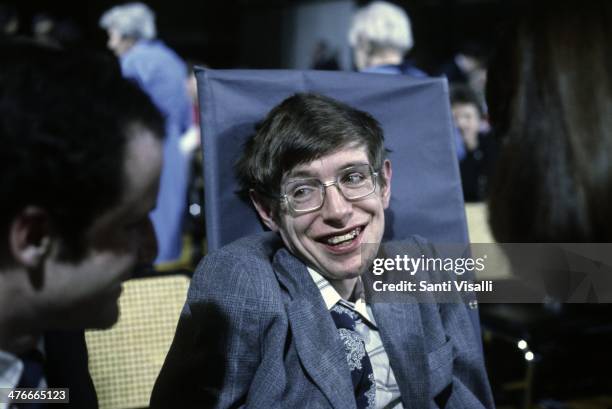 Cosmologist Stephen Hawking on October 10, 1979 in Princeton, New Jersey.