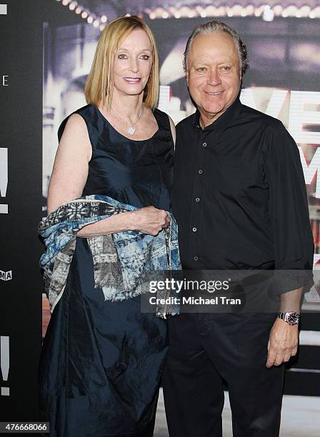 Edie Baskin arrives at the Los Angeles premiere of Abramorama's "Live From New York!" held at Landmark Theatre on June 10, 2015 in Los Angeles,...