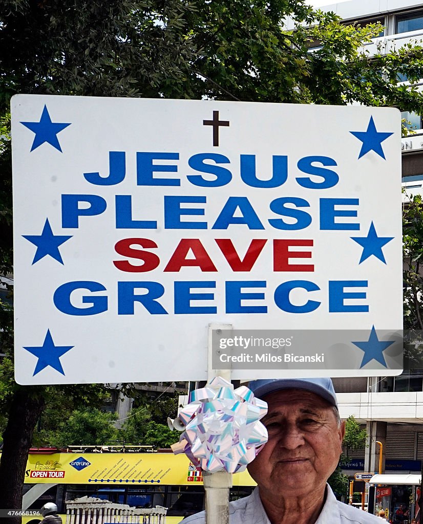 Protests Erupt In Athens As The EU Push Greece To Agree A Debt Deal