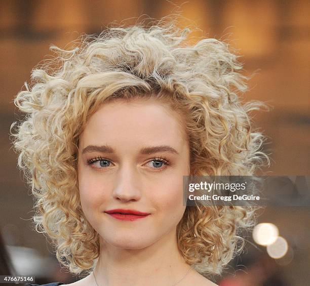 Actress Julia Garner arrives at the 2015 Los Angeles Film Festival opening night premiere of "Grandma" at Regal Cinemas L.A. Live on June 10, 2015 in...