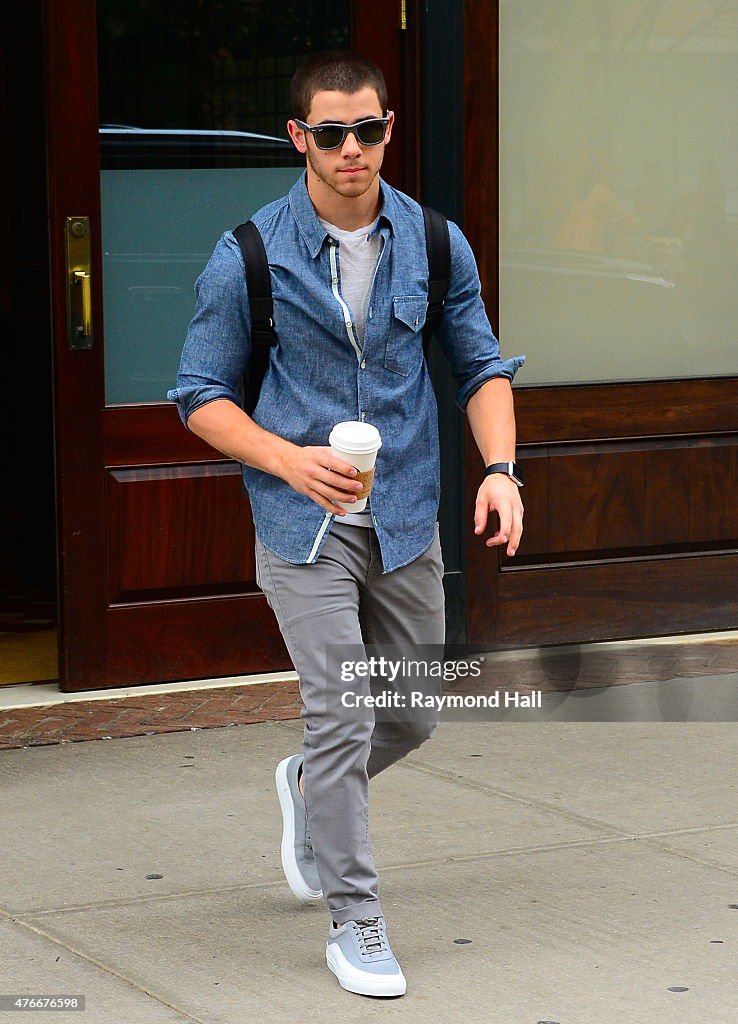 Celebrity Sightings In New York City - June 11, 2015