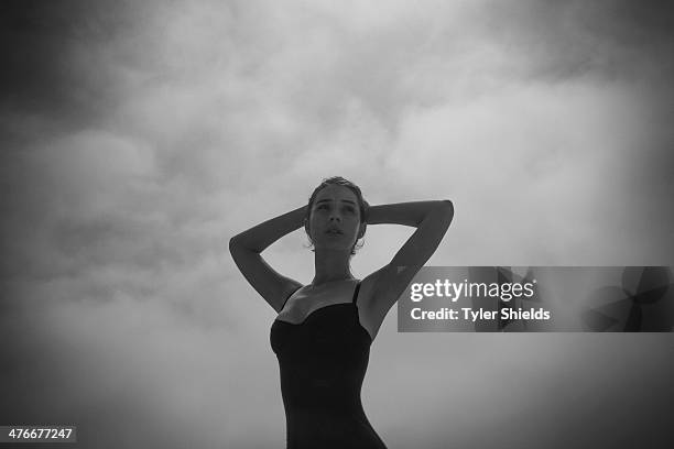 Actress Adelaide Kane is photographed for Self Assignment on March 15, 2014 in Los Angeles, California.