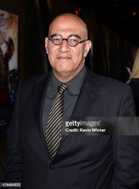 Actor Yigal Naor attends the premiere of Warner Bros. Pictures and Legendary Pictures' "300: Rise Of An Empire" at TCL Chinese Theatre on March 4,...