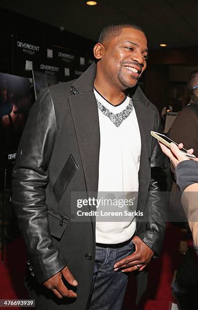 Mekhi Phifer attends the "Divergent" special screening at Emagine Royal Oak on March 4, 2014 in Royal Oak, Michigan.