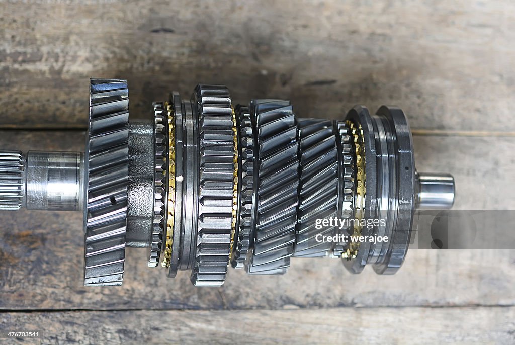 Large Cog Wheels In The Motor High-Res Stock Photo - Getty Images