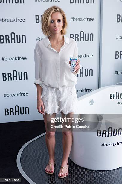Spanish actress Ana Fernandez presents Braun event at Room Hotel on June 11, 2015 in Madrid, Spain.