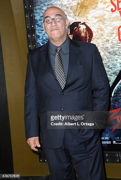 Actor Yigal Naor arrives for the Premiere Of Warner Bros. Pictures And Legendary Pictures' "300: Rise Of An Empire" held at TCL Chinese Theatre on...