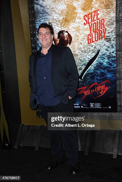 Director Noam Murro arrives for the Premiere Of Warner Bros. Pictures And Legendary Pictures' "300: Rise Of An Empire" held at TCL Chinese Theatre on...
