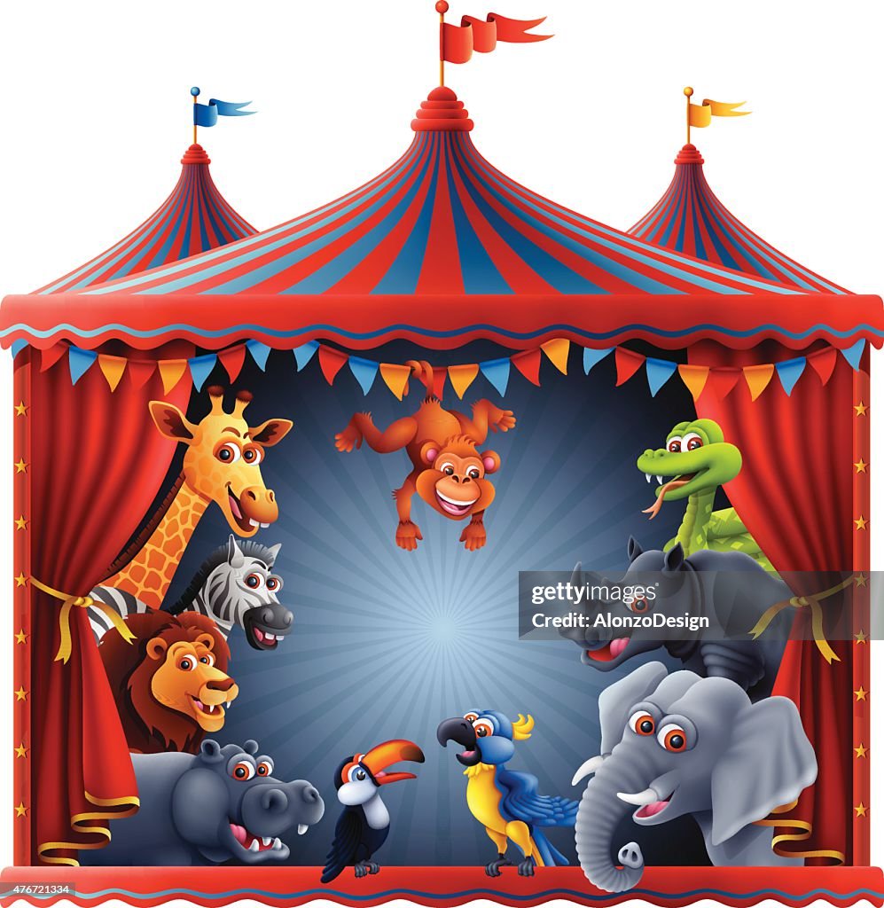 Animal Magic Circus High-Res Vector Graphic - Getty Images