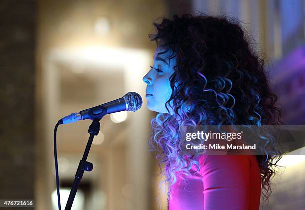 Ella Eyre attends One For The Boys Dinner At Asprey New Bond St, launching A Month Of Fundraising Events To Fight Male Cancer. The dinner is Hosted...