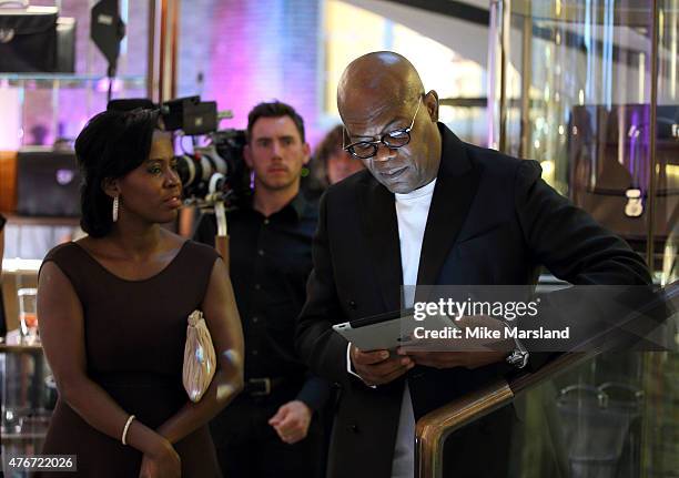 Samuel L Jackson attends One For The Boys Dinner At Asprey New Bond St, launching A Month Of Fundraising Events To Fight Male Cancer. The dinner is...