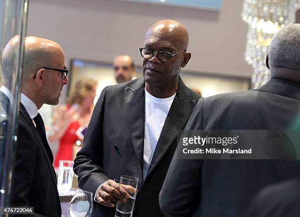 Samuel L Jackson attends One For The Boys Dinner At Asprey New Bond St, launching A Month Of Fundraising Events To Fight Male Cancer. The dinner is...