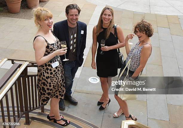 Hilary Fox, Rollo Ross, Louise Dixon and Ania Poullain-Majchrzak attend The Big Sundance London Party, celebrating the festival's return in 2016 to...