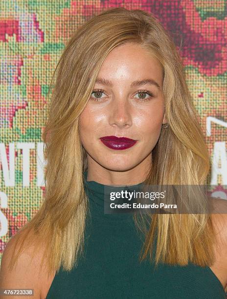 Actress Charlotte Vega attends MAC new trends party photocall at the Association of Architects on June 11, 2015 in Madrid, Spain.