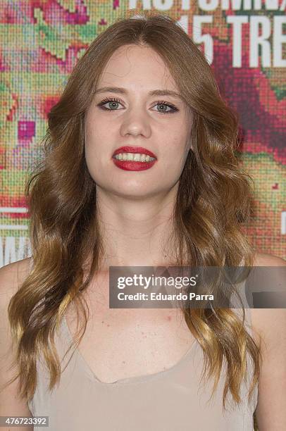 Actress Arancha Marti attends MAC new trends party photocall at the Association of Architects on June 11, 2015 in Madrid, Spain.