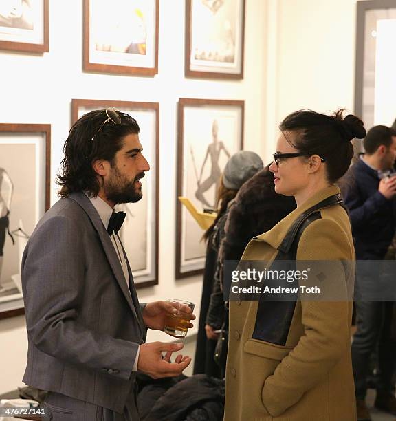 Ari Einhorn and Kelley Reynolds attend Avant Gallery New York City preview opening event at Avant Gallery on March 4, 2014 in New York City.