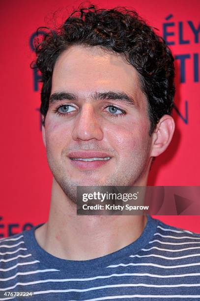 Benny Safdie attends his Masterclass at Cinema Lincoln Champs Elysees on June 11, 2015 in Paris, France.