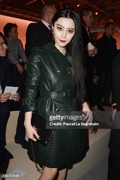 Fan Bingbing attends the Louis Vuitton show as part of the Paris Fashion Week Womenswear Fall/Winter 2014-2015 on March 5, 2014 in Paris, France.