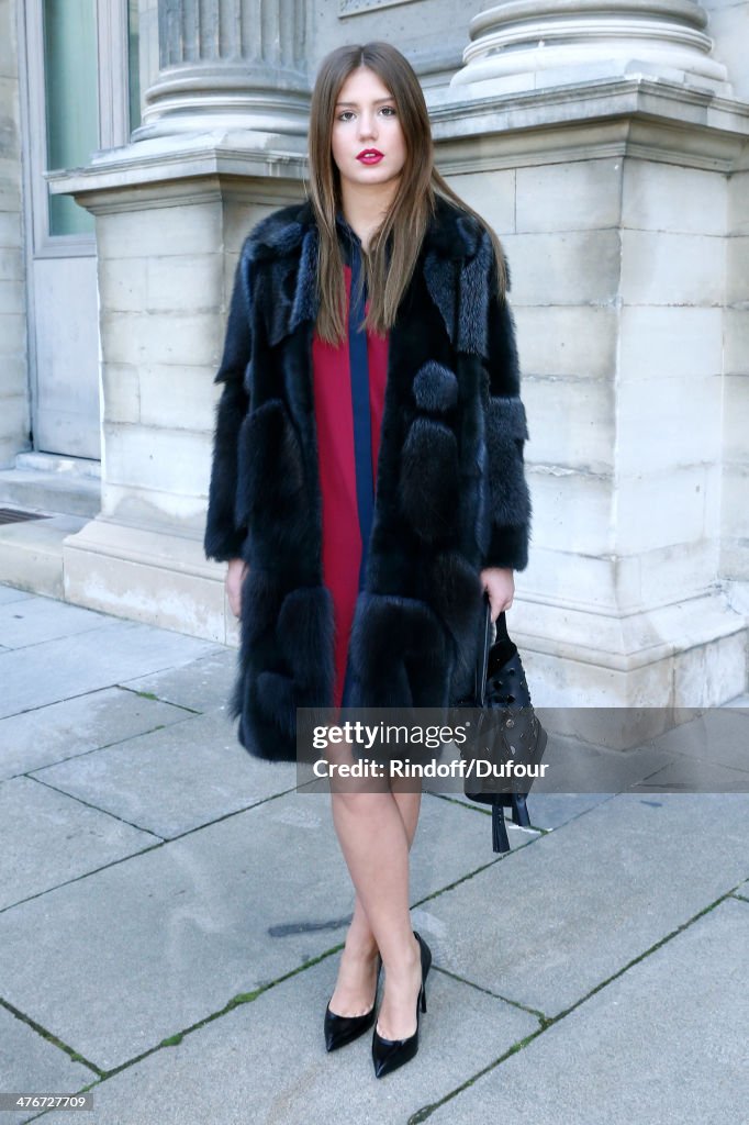 Louis Vuitton : Front Row - Paris Fashion Week Womenswear Fall/Winter 2014-2015