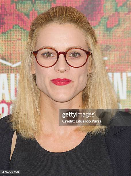 Actress Maggie Civantos attends MAC new trends party photocall at the Association of Architects on June 11, 2015 in Madrid, Spain.