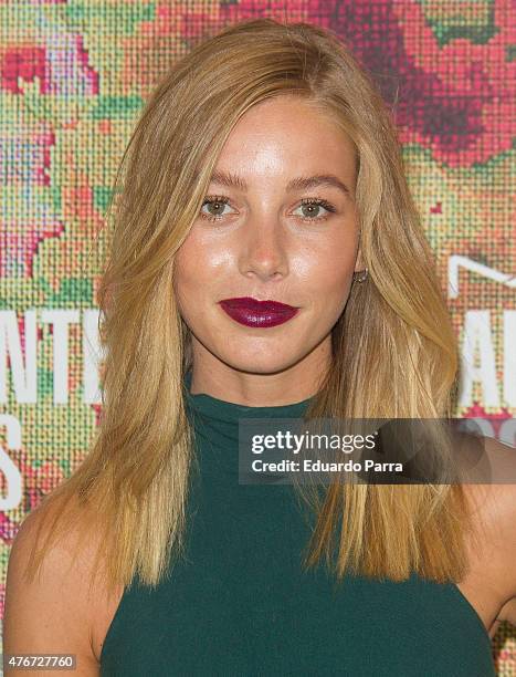 Actress Charlotte Vega attends MAC new trends party photocall at the Association of Architects on June 11, 2015 in Madrid, Spain.