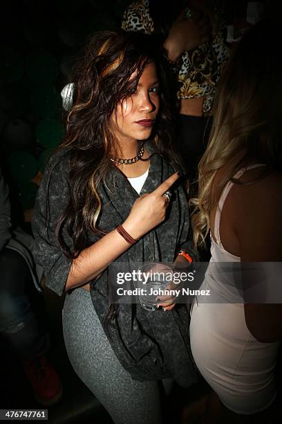 Mizz DR attends the "Mastermind" Album Release Party at Greenhouse on March 4, 2014 in New York City.