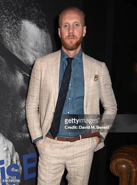 Joe Ottaway attends the official Idris Elba + Superdry presentation at LCM at Hix on June 11, 2015 in London, England.