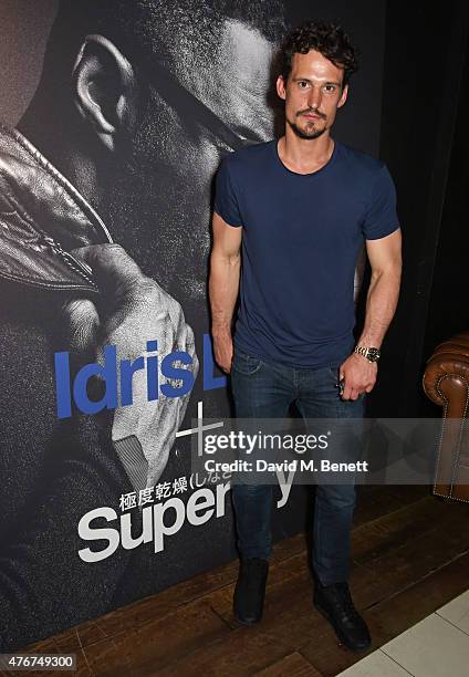 Sam Webb attends the official Idris Elba + Superdry presentation at LCM at Hix on June 11, 2015 in London, England.