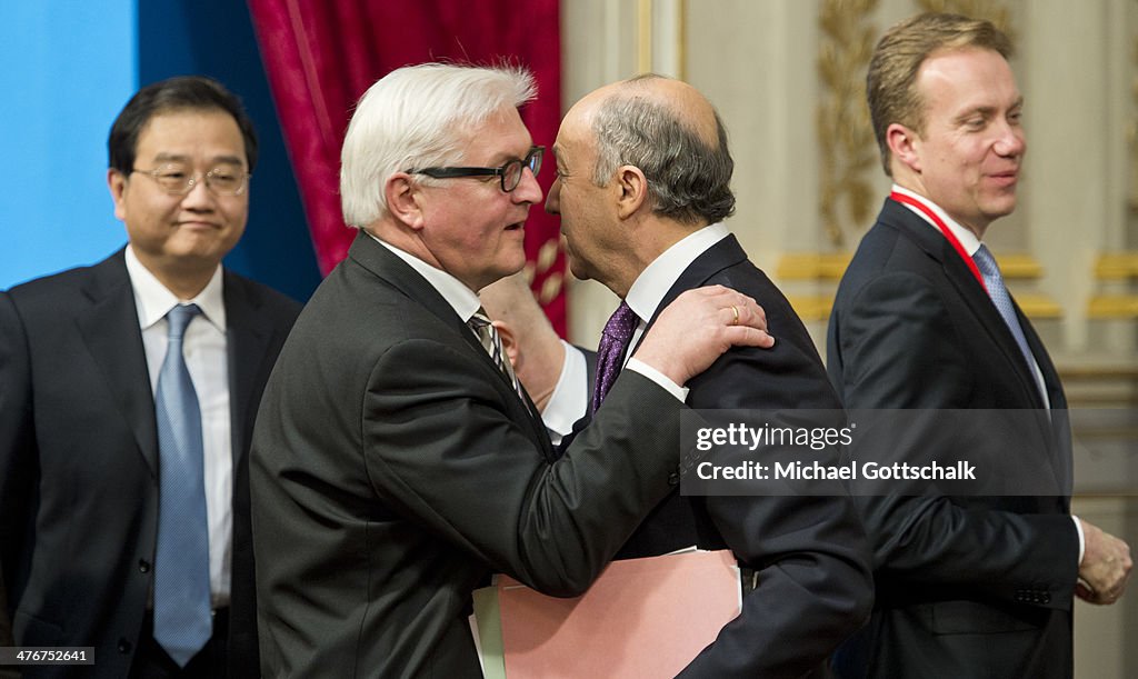 Steinmeier Attends Meeting Of The International Support Group For Lebanon