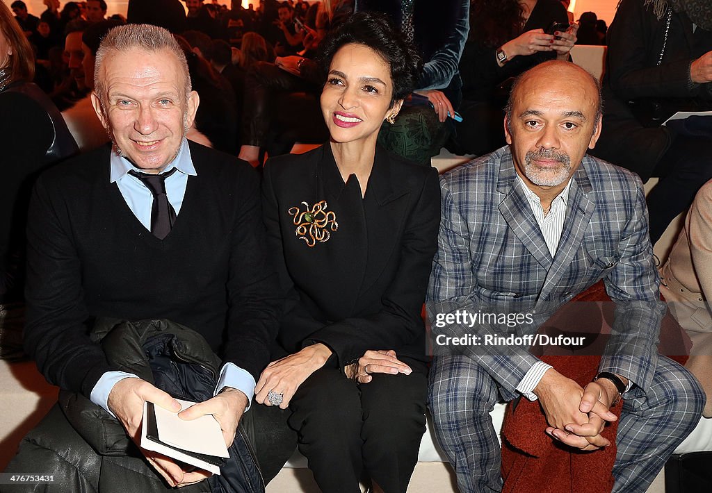 Louis Vuitton : Front Row  - Paris Fashion Week Womenswear Fall/Winter 2014-2015