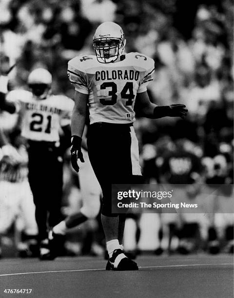 Chad Brown of the Colorado Buffaloes circa 1990 in Boulder, Colorado.