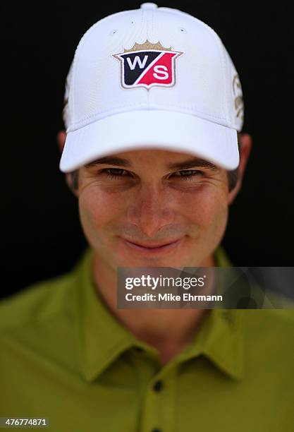 Kevin Streelman poses for a portait during a practice round for the WGC Cadillac Championship at Trump National Doral on March 5, 2014 in Doral,...