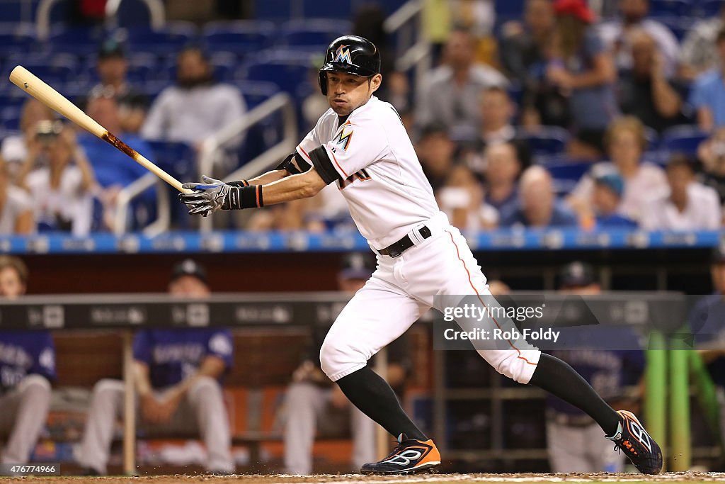 Colorado Rockies v Miami Marlins