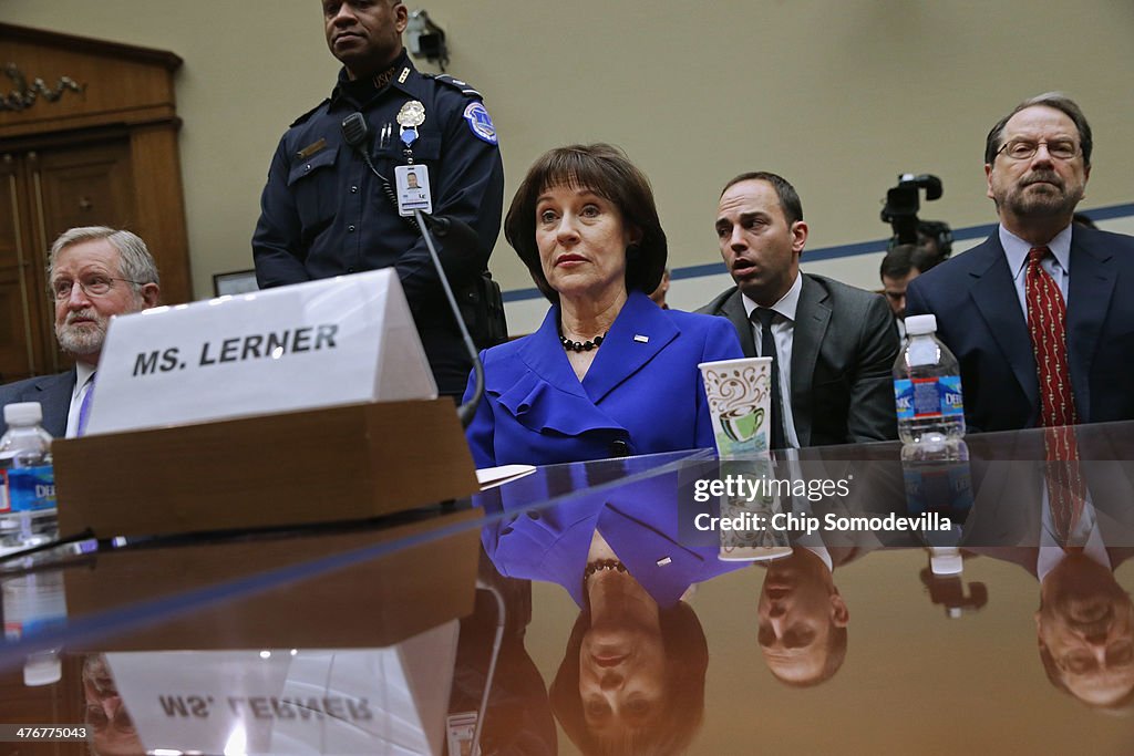 Former IRS Director Lois Lerner Testifies To A House Oversight Committee On IRS Targeting Scandal