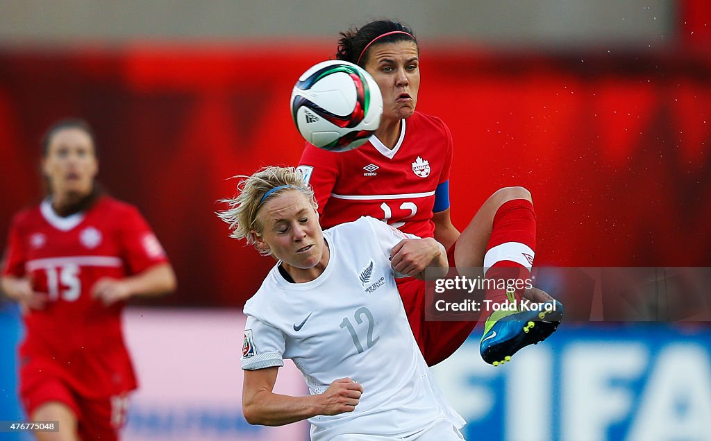 Canada v New Zealand: Group A - FIFA Women's World Cup 2015