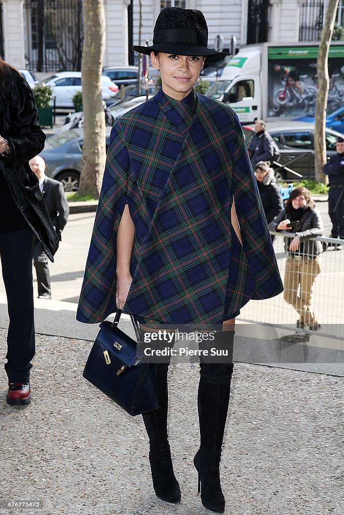Miu Miu  : Outside Arrivals  - Paris Fashion Week Womenswear Fall/Winter 2014-2015