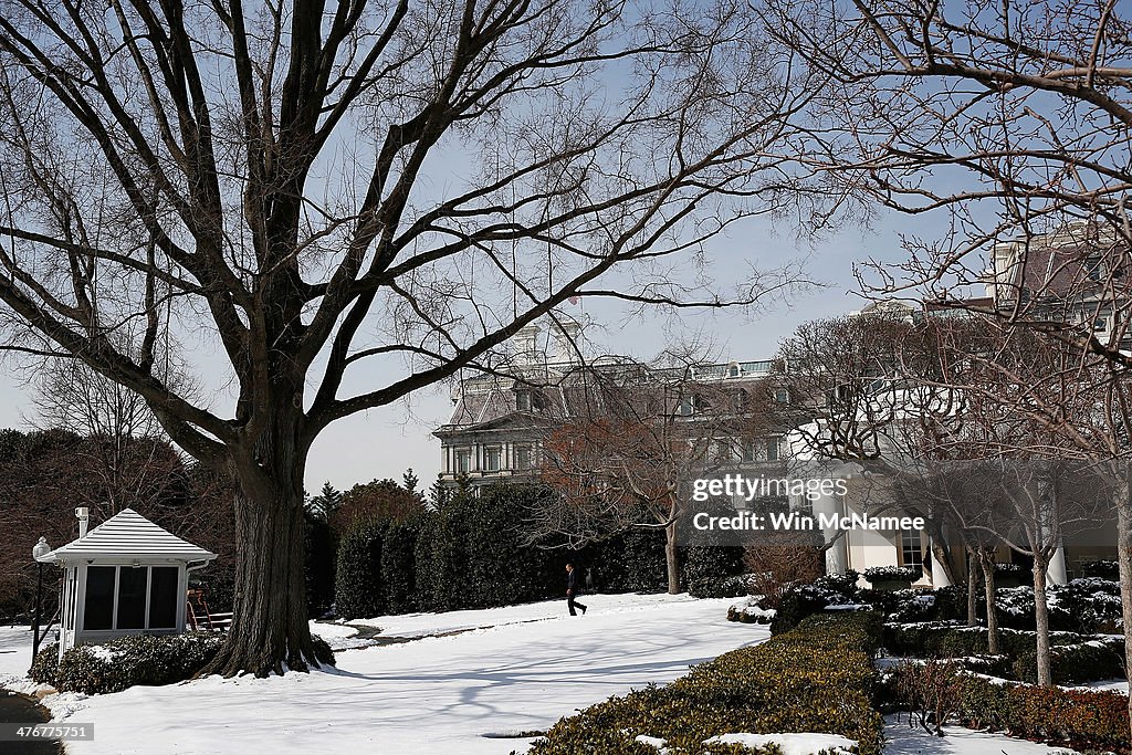 President Obama Departs White House En Route To Connecticut