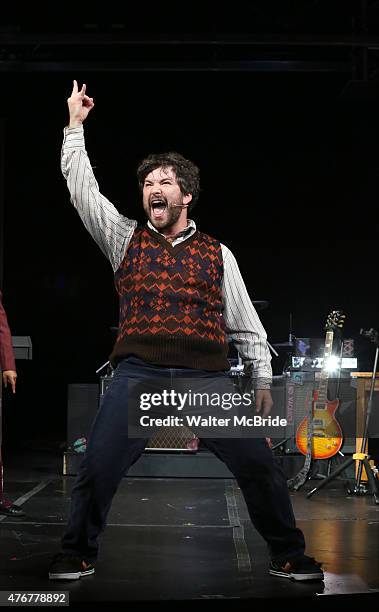 Alex Brightman during a press preview performance of 'School of Rock - The Musical' at The Gramercy Theatre on June 11, 2015 in New York City.