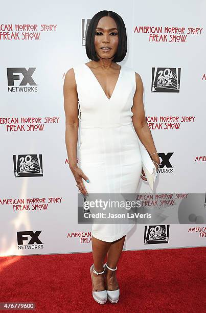 Actress Angela Bassett attends FX's "American Horror Story: Freakshow" FYC special screening and Q&A at Paramount Studios on June 11, 2015 in Los...