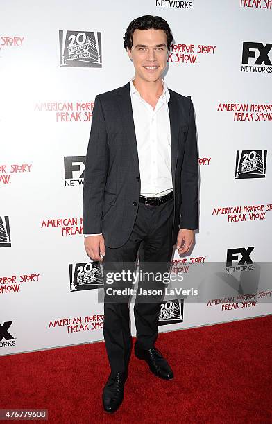 Actor Finn Wittrock attends FX's "American Horror Story: Freakshow" FYC special screening and Q&A at Paramount Studios on June 11, 2015 in Los...