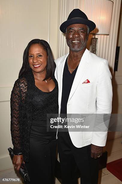 Actor Glynn Turman and Jo-Ann Turman attend TheWrap's 2nd annual Emmy party at The London Hotel on June 11, 2015 in West Hollywood, California.