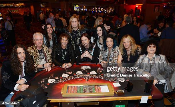 Michael T. Ross, Howard Leese, Carol-Lyn Liddle, Jay Schellen, Andrew Freeman, John Payne, Stephanie Calvert, Robin McAuley, Doug Aldrich and Paul...