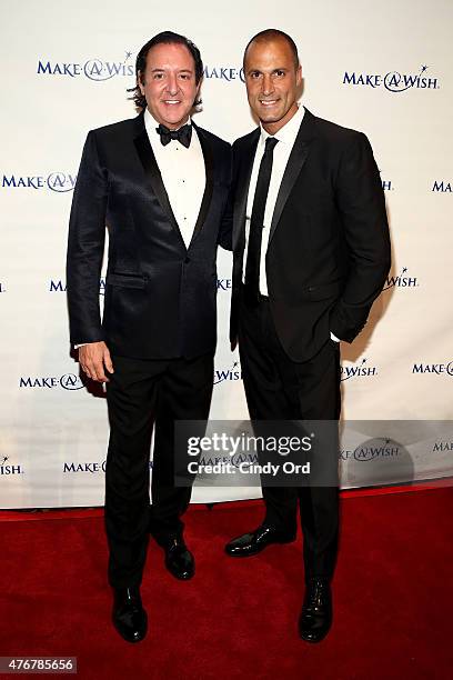 Gala Honoree and Founder Larry Scott Gottesman and Nigel Barker attend An Evening Of Wishes - Annual Gala Benefiting Make-A-Wish Metro New York on...