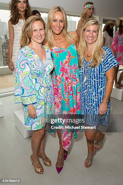 Lily Pulitzer President Michelle Kelly, Lily Pulitzer EVP of Product Design Mira Fain and Lily Pulitzer VP of Marketing & Creative Communications...