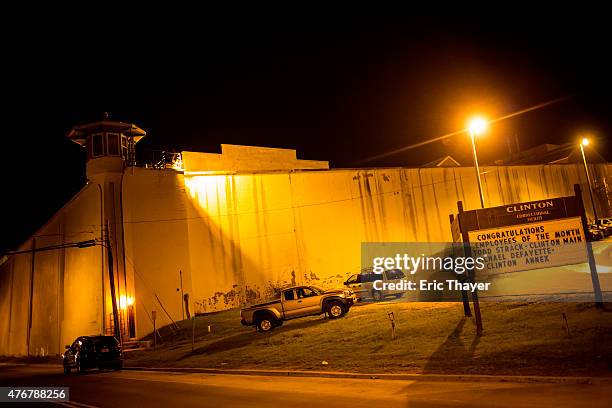 The Clinton Correctional Facility is seen on June 11, 2015 in Dannemora, New York. Law enforcement continue their search for two prisoners who...