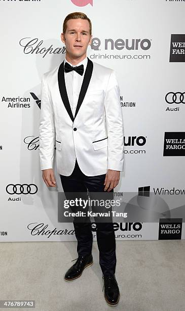 Ryan Kwanten arrives for the 22nd Annual Elton John AIDS Foundation's Oscar Viewing Party held at West Hollywood Park on March 2, 2014 in West...