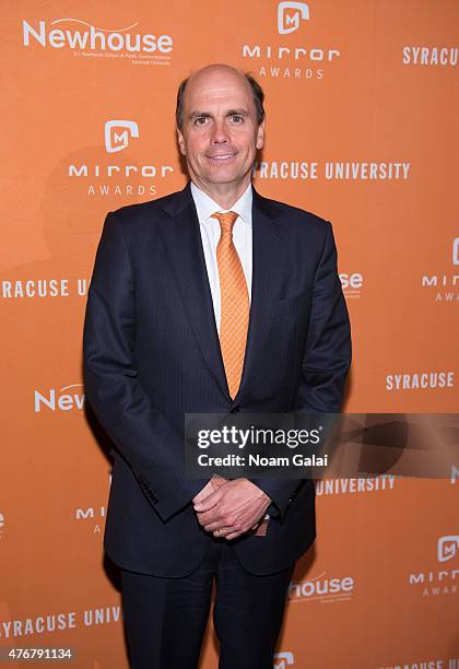 Steve Barnes attends the Mirror Awards '15 at Cipriani 42nd Street on June 11, 2015 in New York City.